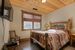 Upper Level Bedroom 1 with Queen Bed